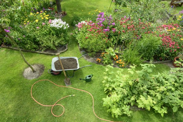 Flower Bed Construction in Estero